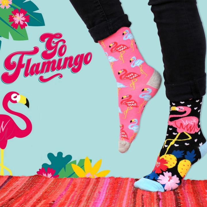 Produktbild United Oddsocks Go Flamingo (3er Pack, 37 - 42)