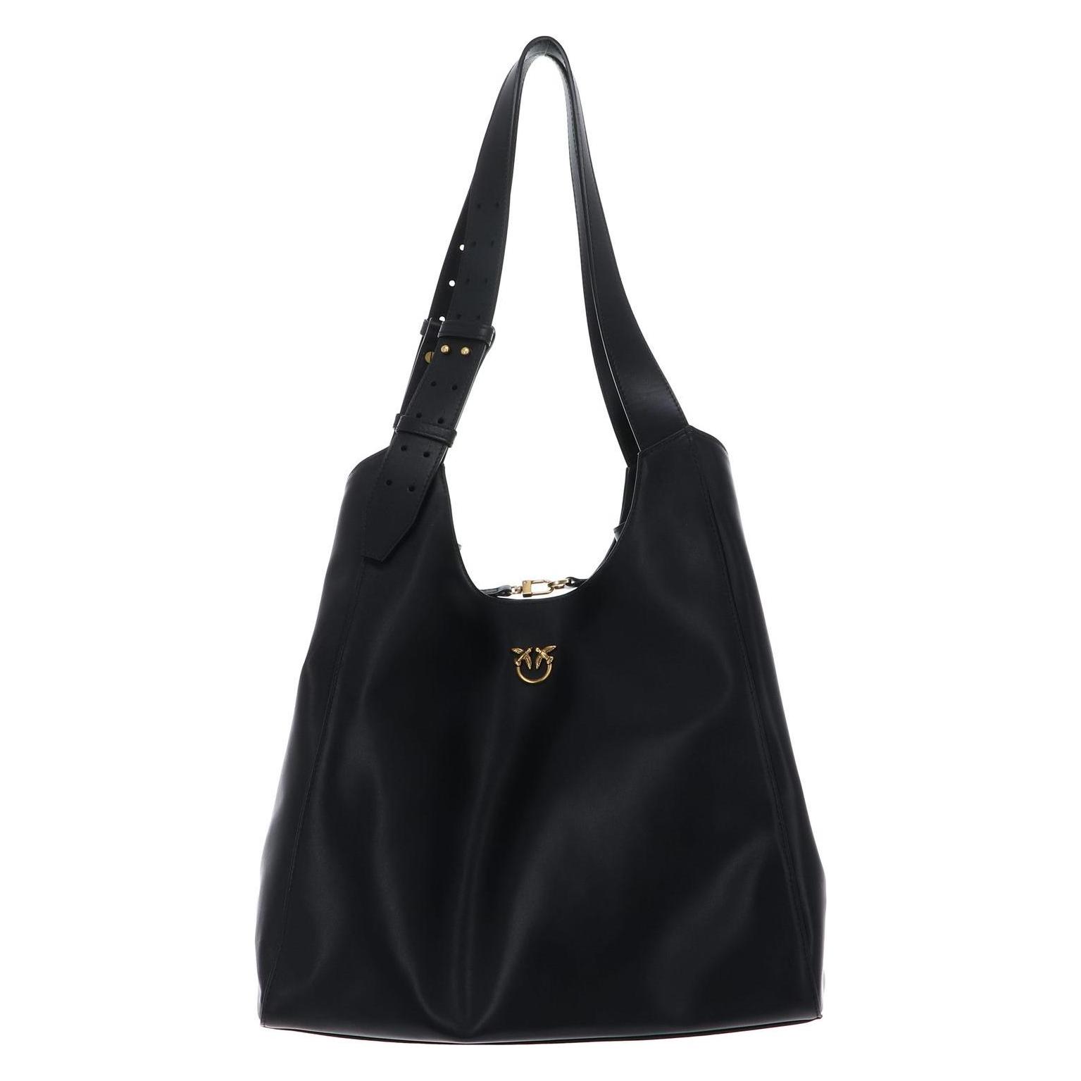 Pinko, Damen, Handtasche, Tote Classic Belt, Schwarz