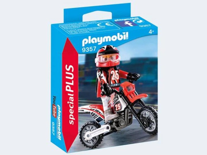 Actual product image Playmobil Motocross riders (9357, Playmobil Special Plus)