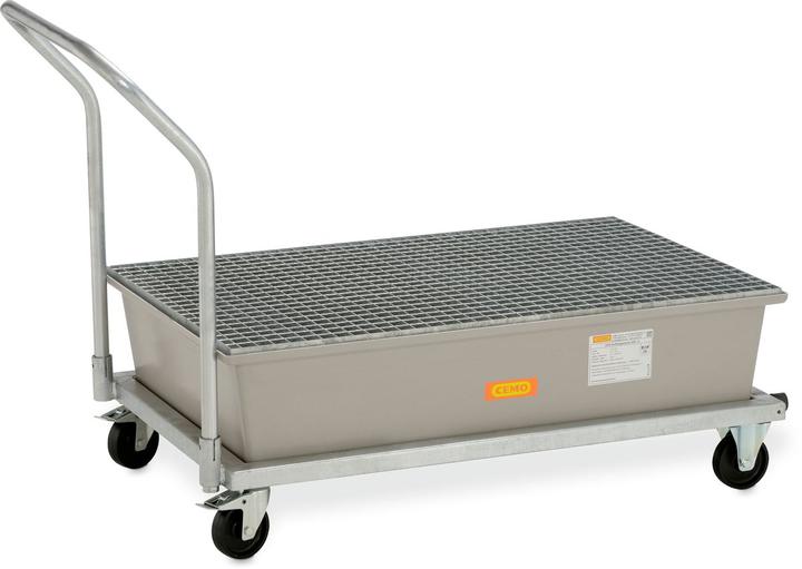 Produktbild Cemo Auffangwanne aus GFK, fahrbar