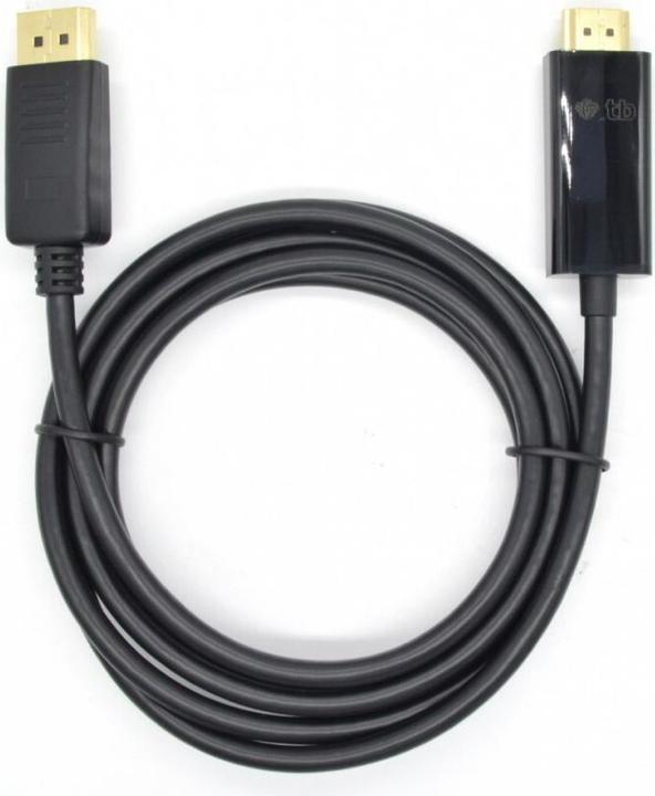 Produktbild Lenovo DisplayPort- HDMI 1.8 m. Kabel, schwarz (AKXVDMHMDP18B) (1.80 m)