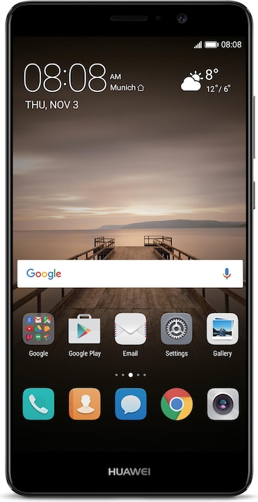 Huawei Mate 9 (64 GB, Black, 5.90", Hybrid Dual SIM, 20 Mpx, 4G)