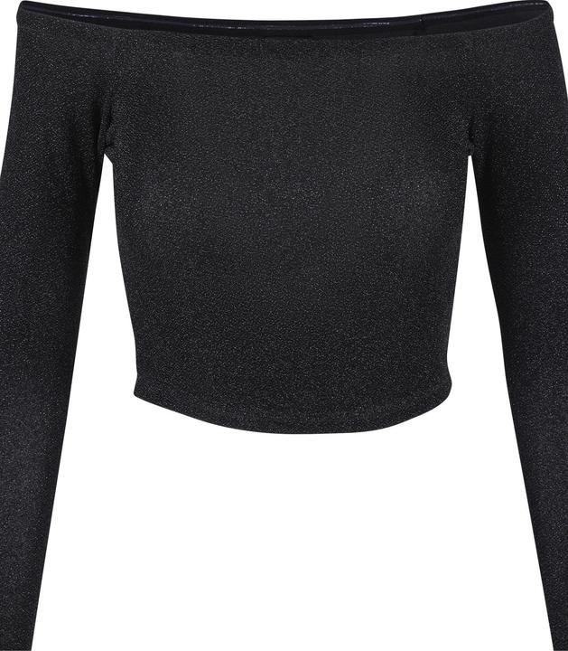Produktbild Urban Classics Ladies Off Shoulder Glitter Longsleeve (L)