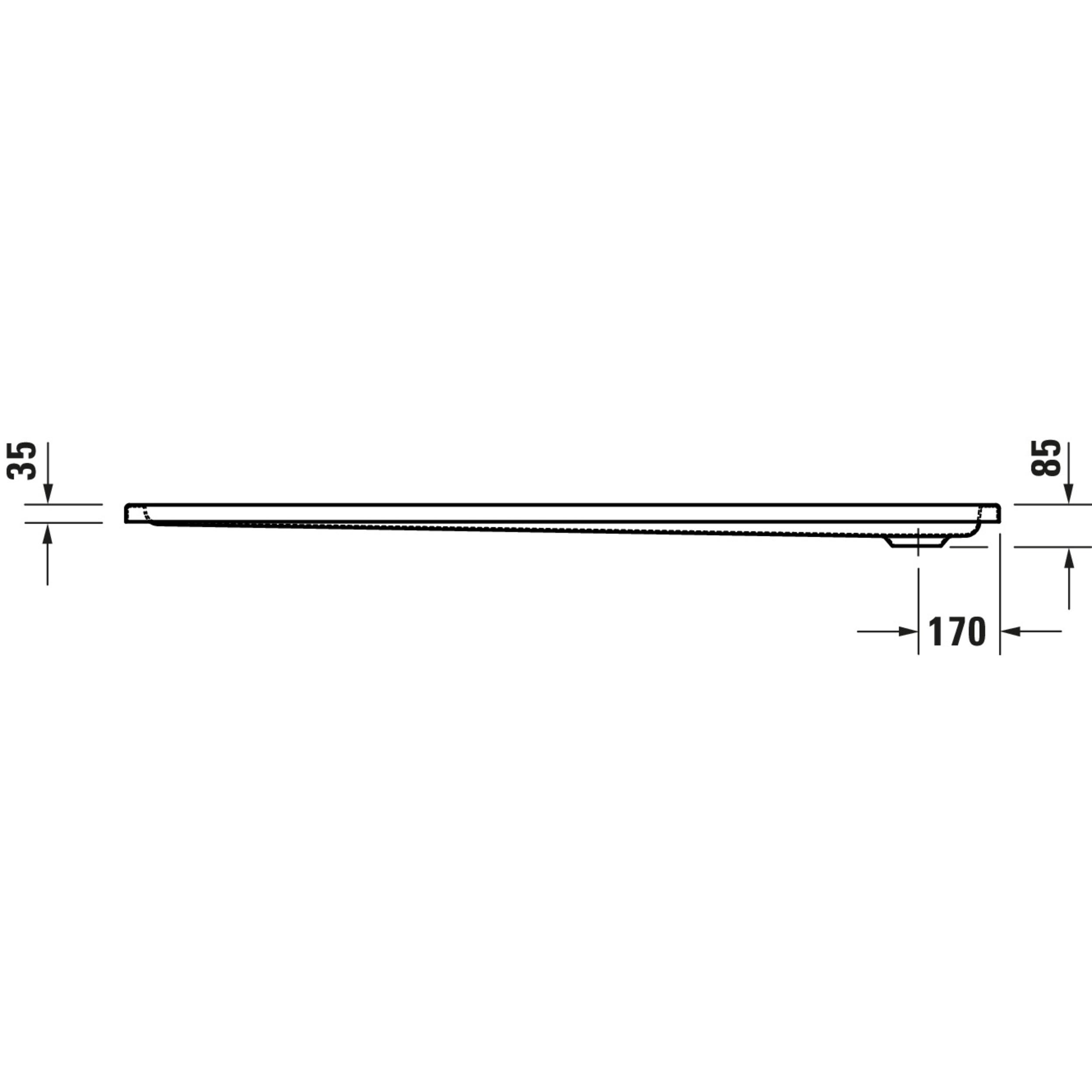 Thumbnail - Duravit, Duschwanne, Rechteck-Duschwanne D-CODE weiss 1800x800x85mm