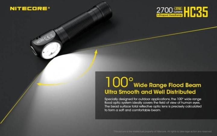 Image du produit Nitecore HC35 y compris NL2140HP (2700 lm)