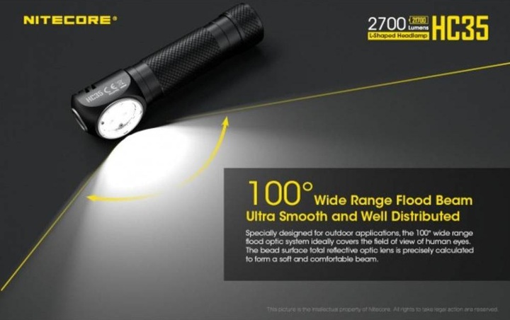 Immagine prodotto Nitecore HC35 incl. NL2140HP (2700 lm)