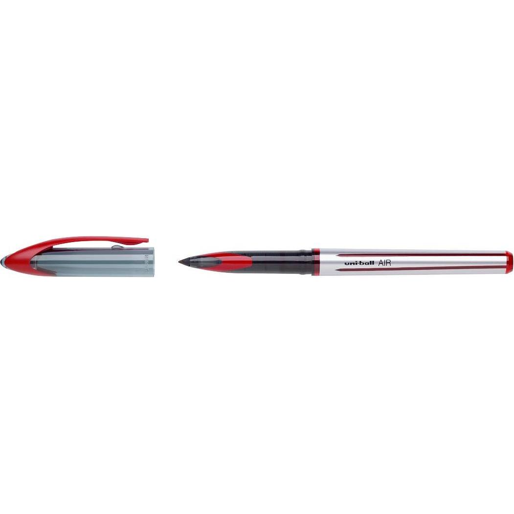Uni-ball, Schreibstifte, Roller air UBA188L, Strichbreite 0,35-0,55 mm, rot (Rot, 12 x)