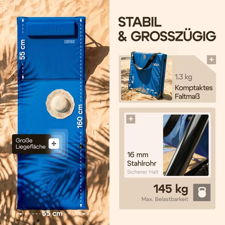 Image du produit Deuba 2x tapis de plage (158 cm)