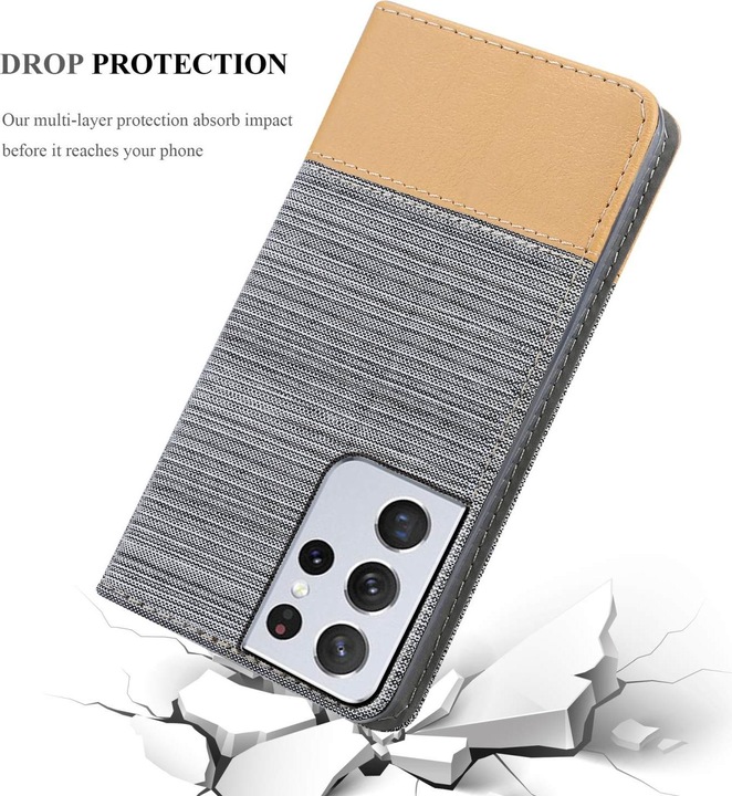 Actual product image Cadorabo Jeans Book Cover (Samsung Galaxy S22 Ultra)