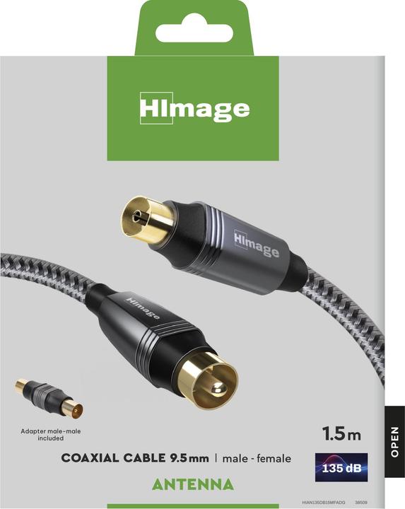 Produktbild SBS HIMAGE TV / Radio Antennenkabel 135dB, 1,5m (135 dB)