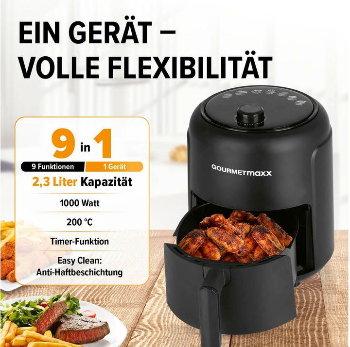 Actual product image Gourmetmaxx Hot air fryer