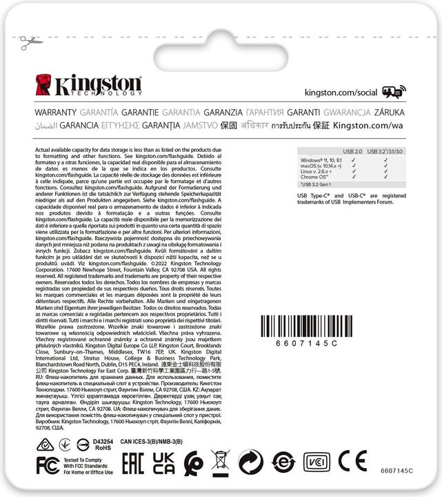Produktbild Kingston DataTraveler 80 M (64 GB, USB-C)