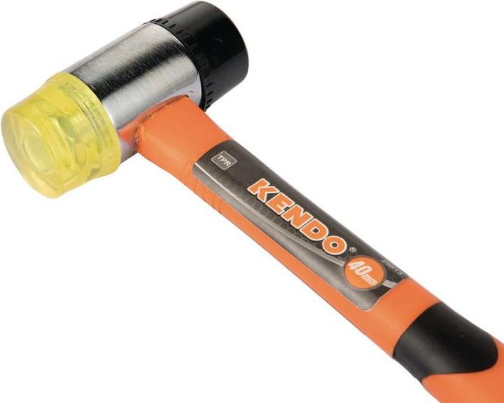 Actual product image Kendo Soft face hammer with fibreglass handle (525 g)
