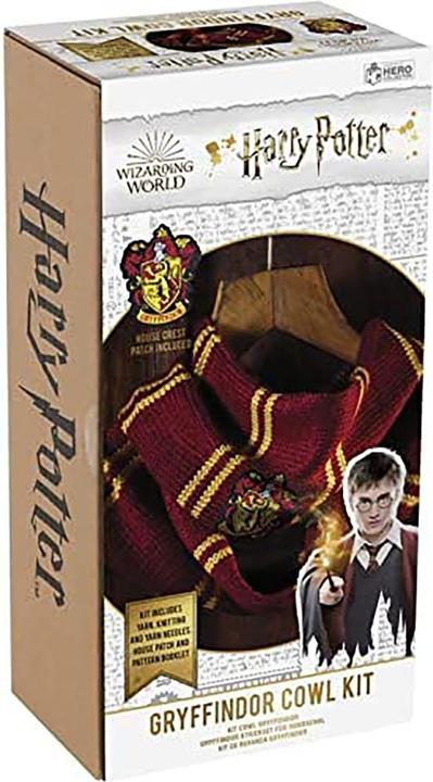 Thumbs Up Harry Potter Knitting Set Tube Scarf Gryffindor