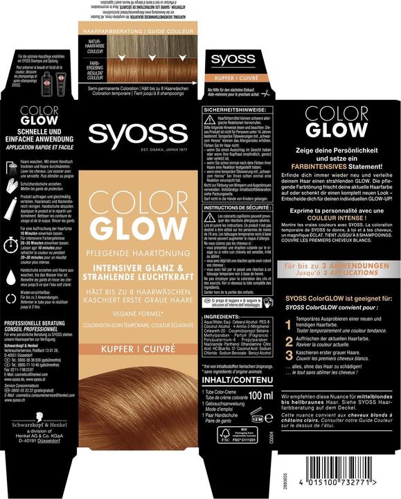 Produktbild Syoss Color Glow (Kupfer)