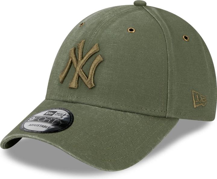 Produktbild New Era 9Forty Strapback Cap - Canvas New York Yankees Oliv