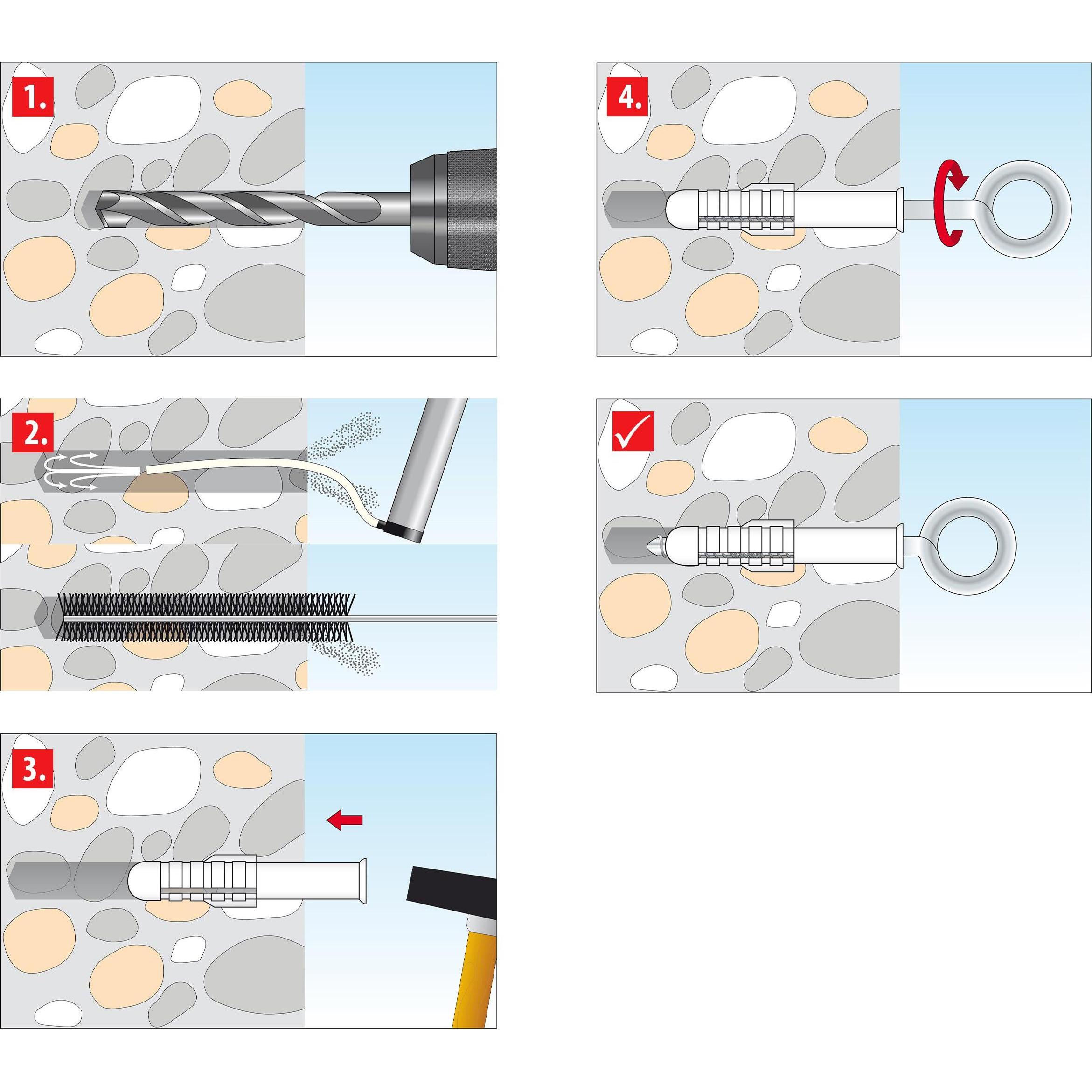 Thumbnail - Tox, Dübel, Gerüstverankerung Safe Fix Eye Ø 12/300 mm 20 Stück (20 Stk.)