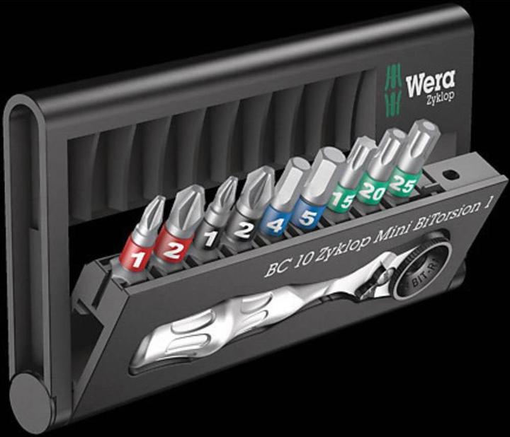 Produktbild Wera Bit-Check 10 Zyklop Mini BiTorsion 1 (Innensechskant)
