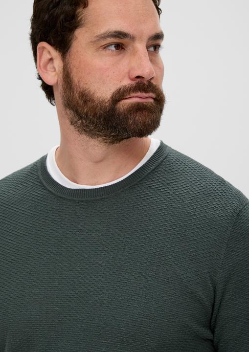 Produktbild s.Oliver Strickpullover Pullover aus Baumwolle (XXL)