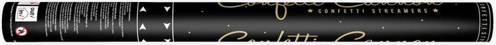 Actual product image Partydeco Confetti Cannon - 60cm - Metallic - Streamers - Gold (1 Piece)