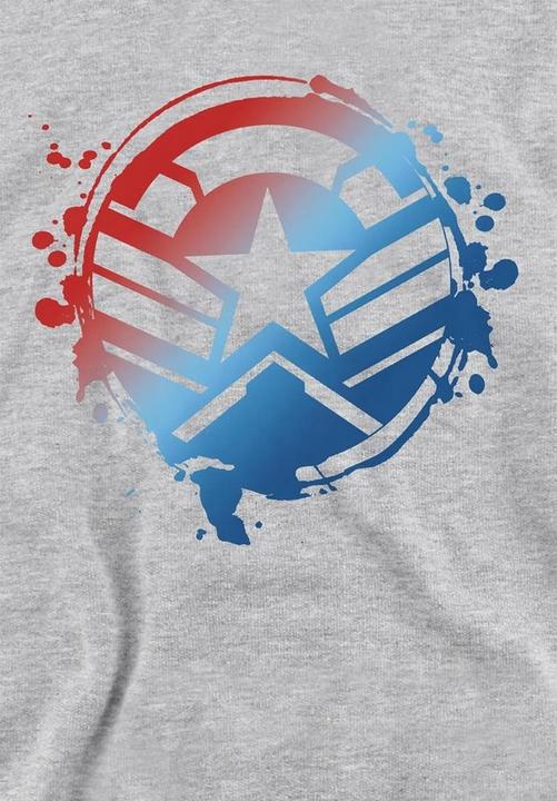 Produktbild Captain America Kapuzenpullover Zum Überziehen meliert (116)