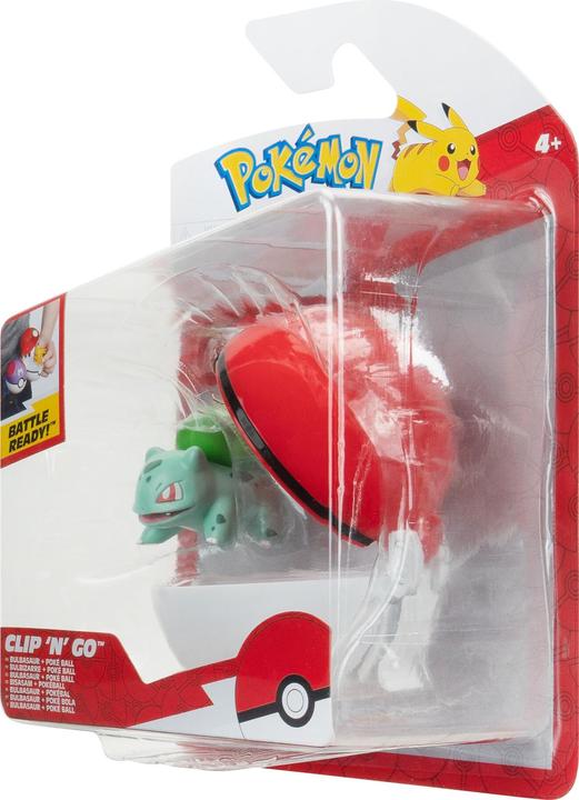 Actual product image Pokémon Clip'n'Go Poké Balls Bisasam