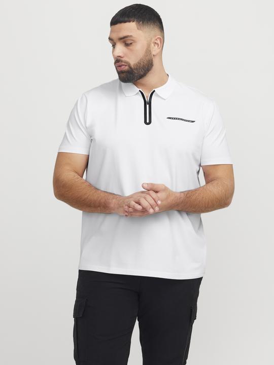 Actual product image Jack & Jones Plus Size Gedruckt Poloshirt Poloshirt (3XL)