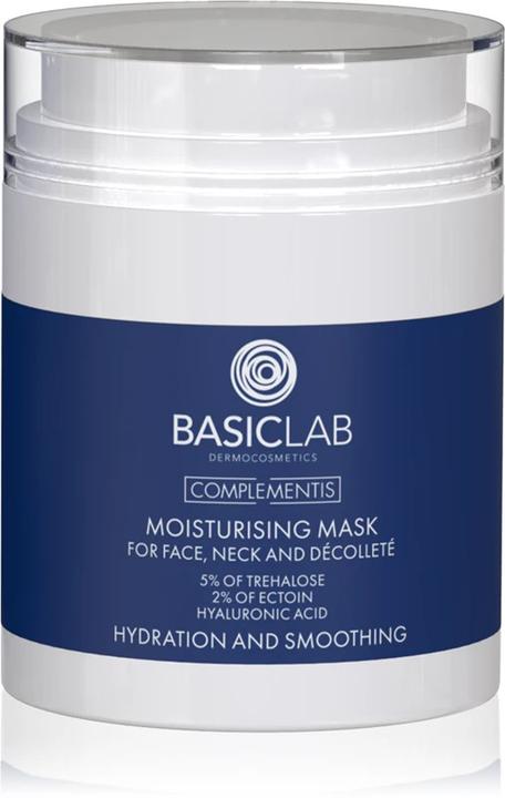 Produktbild BasicLab Moisturizing Face Neck & Dcollet Mask Hydration & Smoothing 50ml (50 ml)