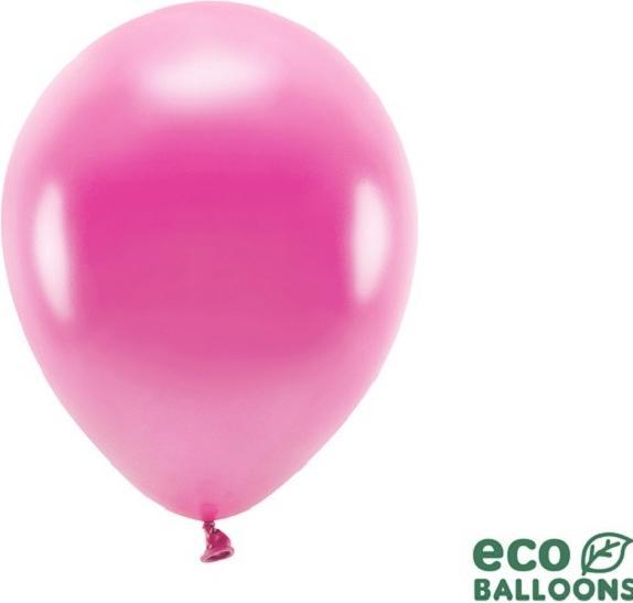 Actual product image Partydeco Balloons fuchsia metallised Eco (10x)
