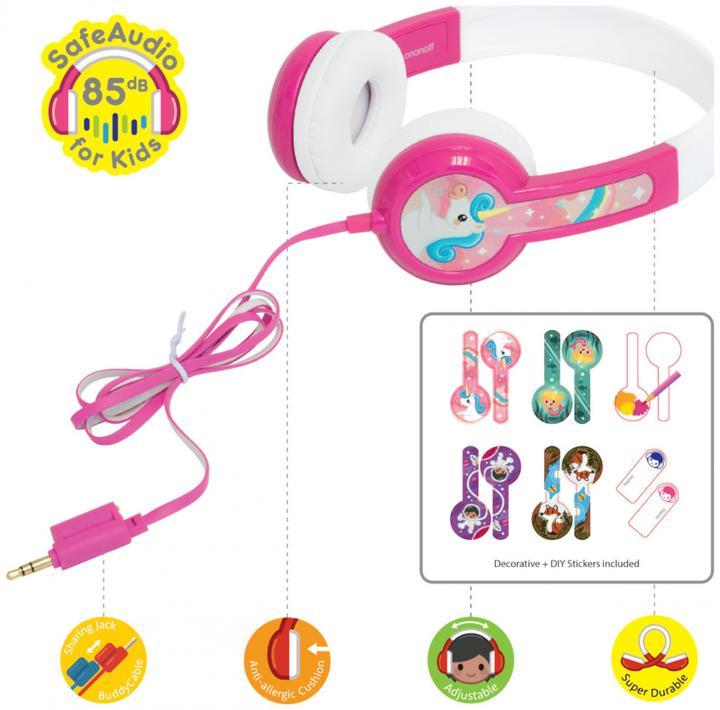 Image du produit Buddyphones Discover Fun rose