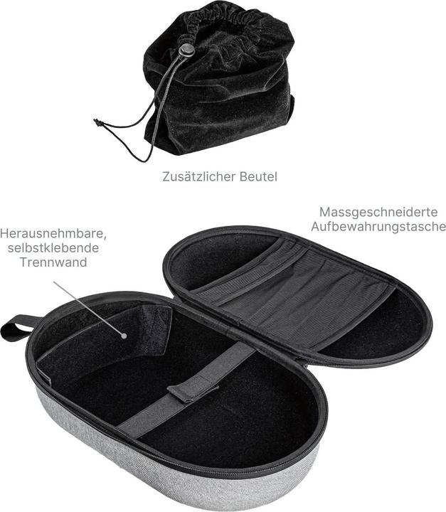 Image du produit Hermex Étui de rangement portable pour Apple Vision Pro Étui de voyage rigide