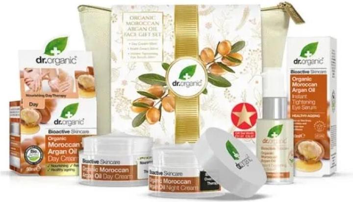 Image du produit Dr. Organic Moroccan Argan Oil Face Gift Set (Set soin du visage)