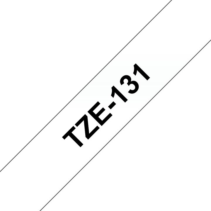 Produktbild Brother TZe-131 (1.20 cm, Schwarz, Transparent)