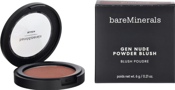 Actual product image Bare Minerals Bareminerals Gen Nude Powder Blush But First, Coffee - 6g (But First, Coffee)
