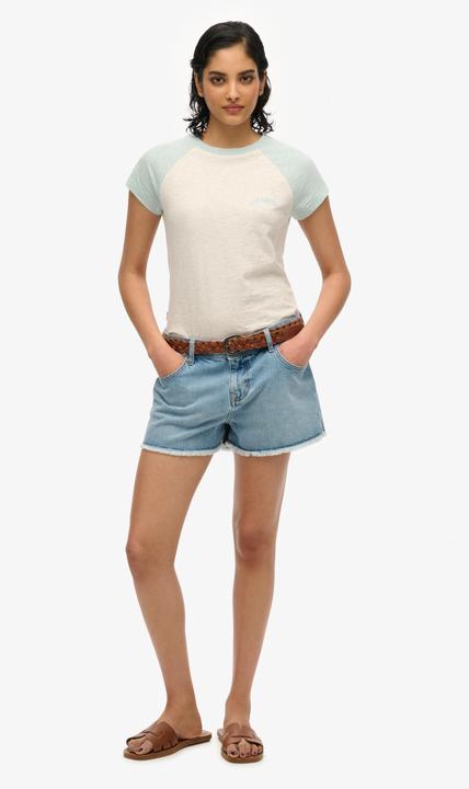 Actual product image Superdry Organic Cotton Essential Logo Raglan T-Shirt (10XL)