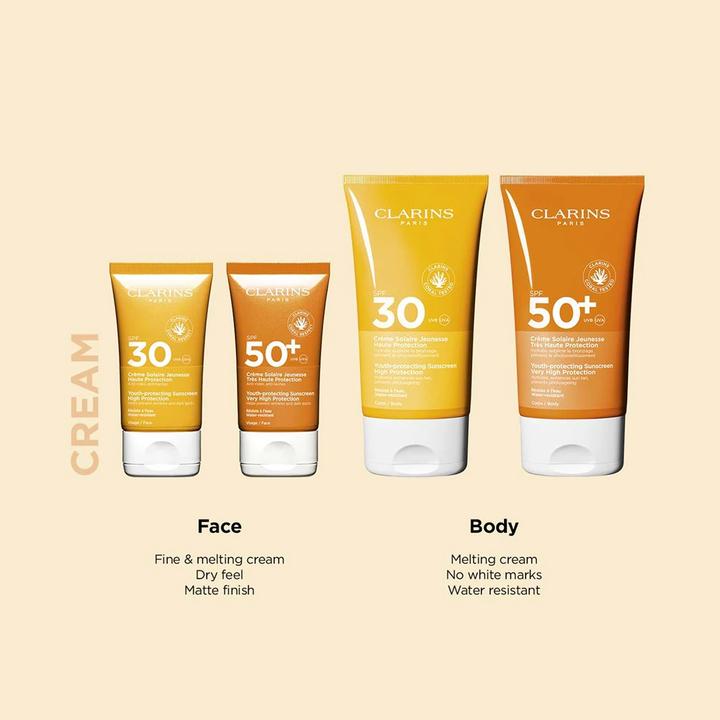 Image du produit Clarins Solaires Crème pour le Corps (Crème solaire, SPF 50+, 150 ml)