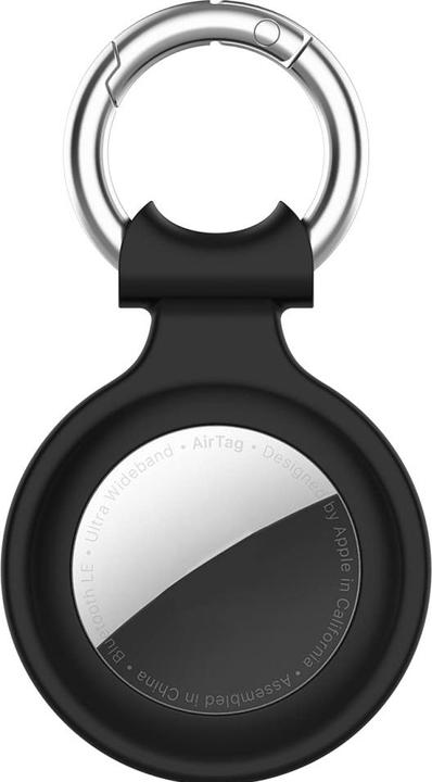 Produktbild Screenguard Apple Airtag Liquid Silikon Heart Case mit Anhänger