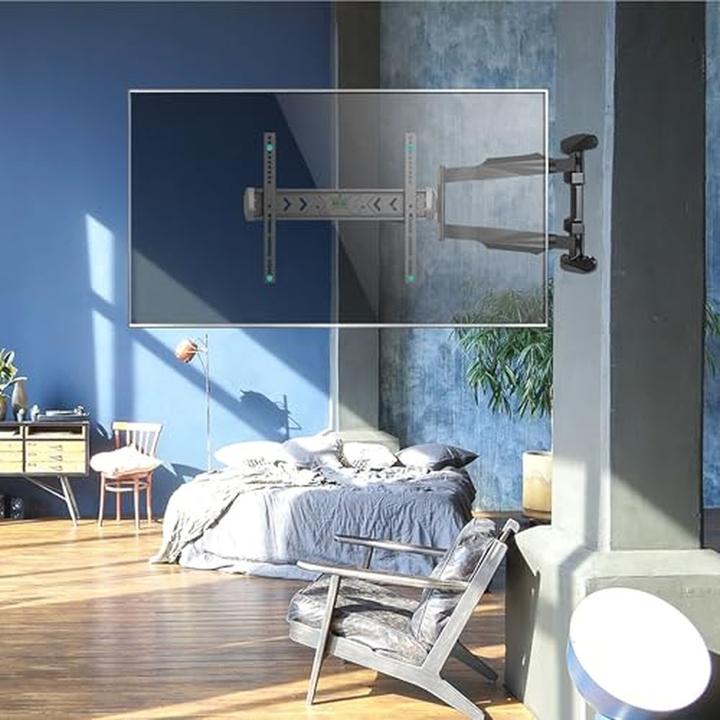 Produktbild Onkron TV OLED retractable and swivel wall mount 40" to 75", max VESA 400x400, 35KG black (Wand, 75", 35 kg)