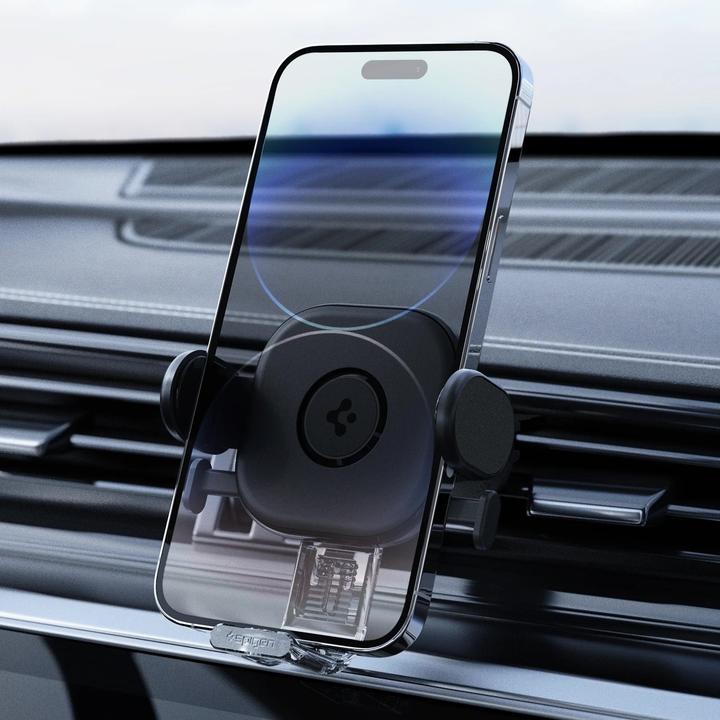 Actual product image Spigen car mount UTS12 Onetap Universal Vent Car Mount black