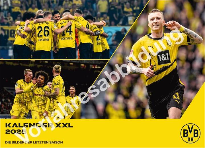 Actual product image BVB Edition Kalender 2026 (68 x 49 cm)