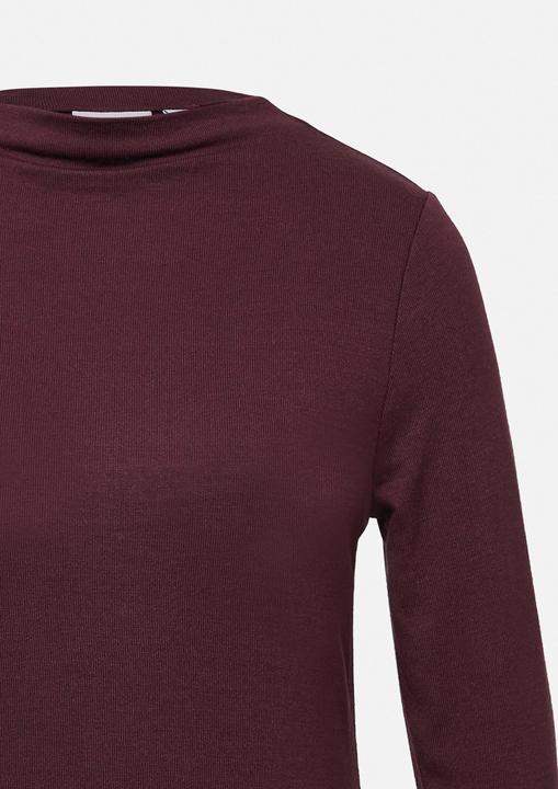 Actual product image Comma T-Shirt Langarmshirt mit angedeutetem Kragen (48)