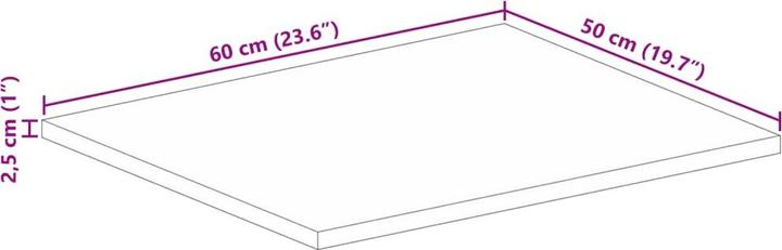Immagine prodotto vidaXL Tischplatte (60 x 50 cm)