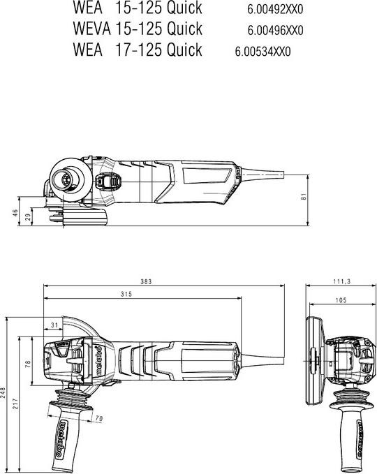 Image du produit Metabo WEP 17 Quick (125 mm)