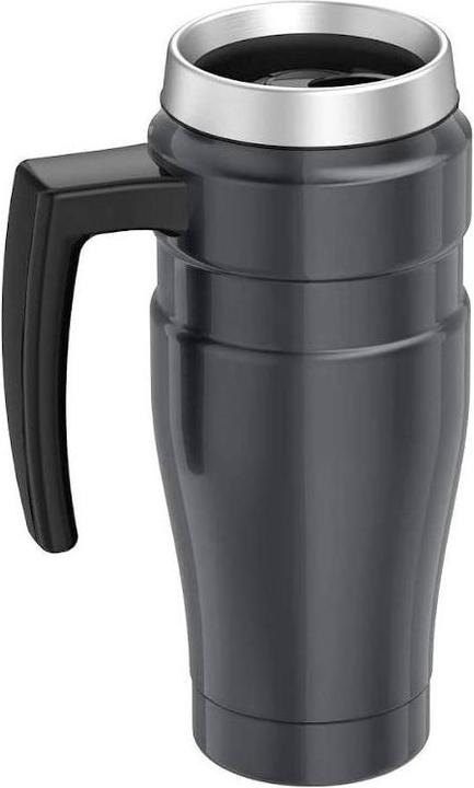 Produktbild Thermos Wodoszczelny termokubek z uchwytem szary metal. (0.47 l)