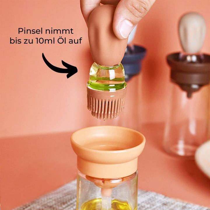 Produktbild Hermex Backpinsel Marinadenpinsel Ölpinsel Kochpinsel Küchenpinsel BBQ-Pinsel