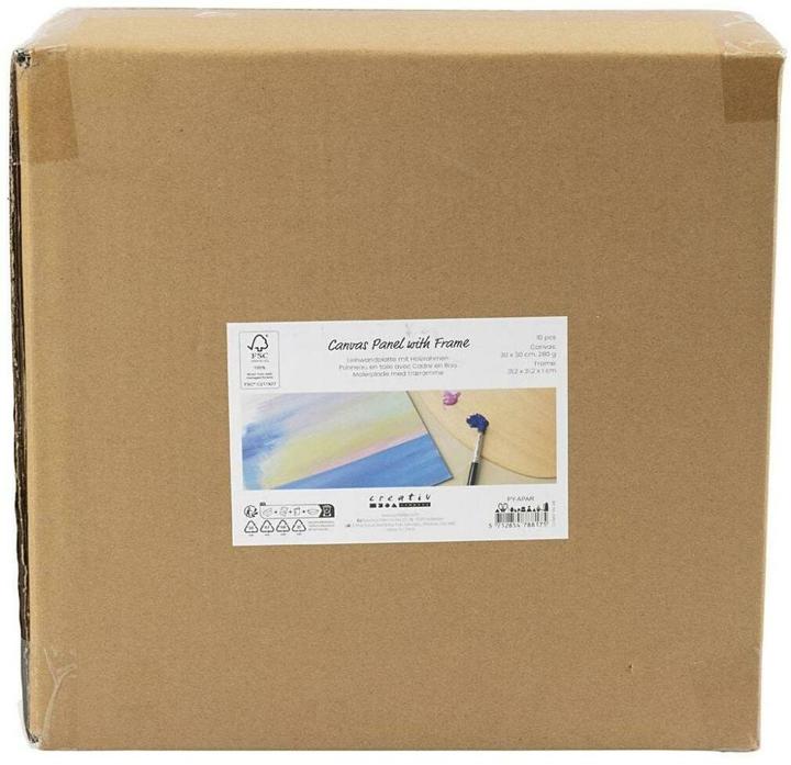 Produktbild Creativ Company Canvas panel with frame (30 x 30 cm)