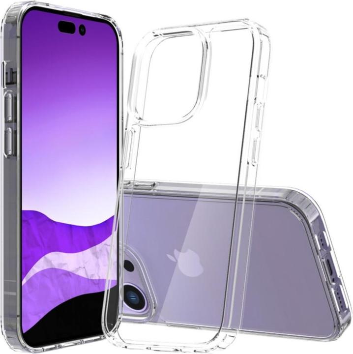 Actual product image Deltalabs Hybrid cover TPU bumper with acrylic back (Apple iPhone 14 Pro)