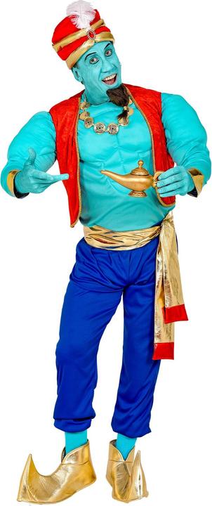 Immagine prodotto Widmann 1001 Nacht Aladin Flaschengeist Kostüm mit Muskelhemd, Weste, Hose, Schärpe, Schuhüberzieher, Turban (XXL)