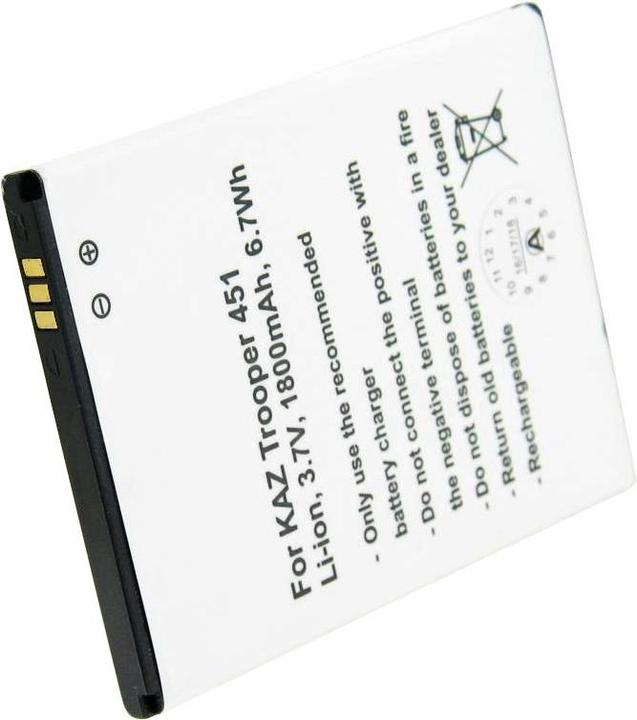 AccuCell Akku für Kazam Trooper 451, TR4501