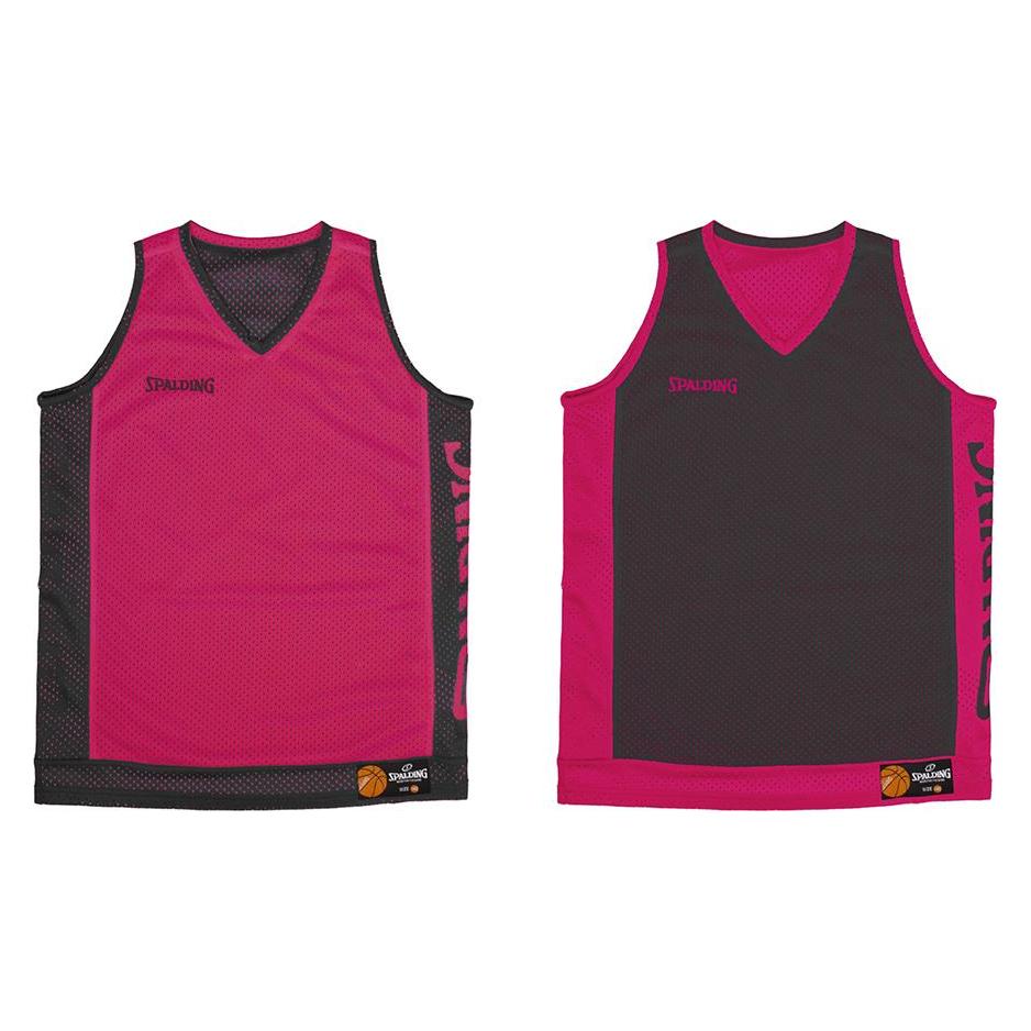 Spalding, Unisex, Sportshirt, Reversible Tank Top (128), Pink, 128